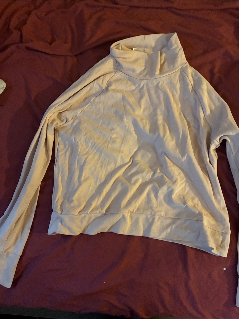 Kyodan Light Cream Cowl Neck Sweater